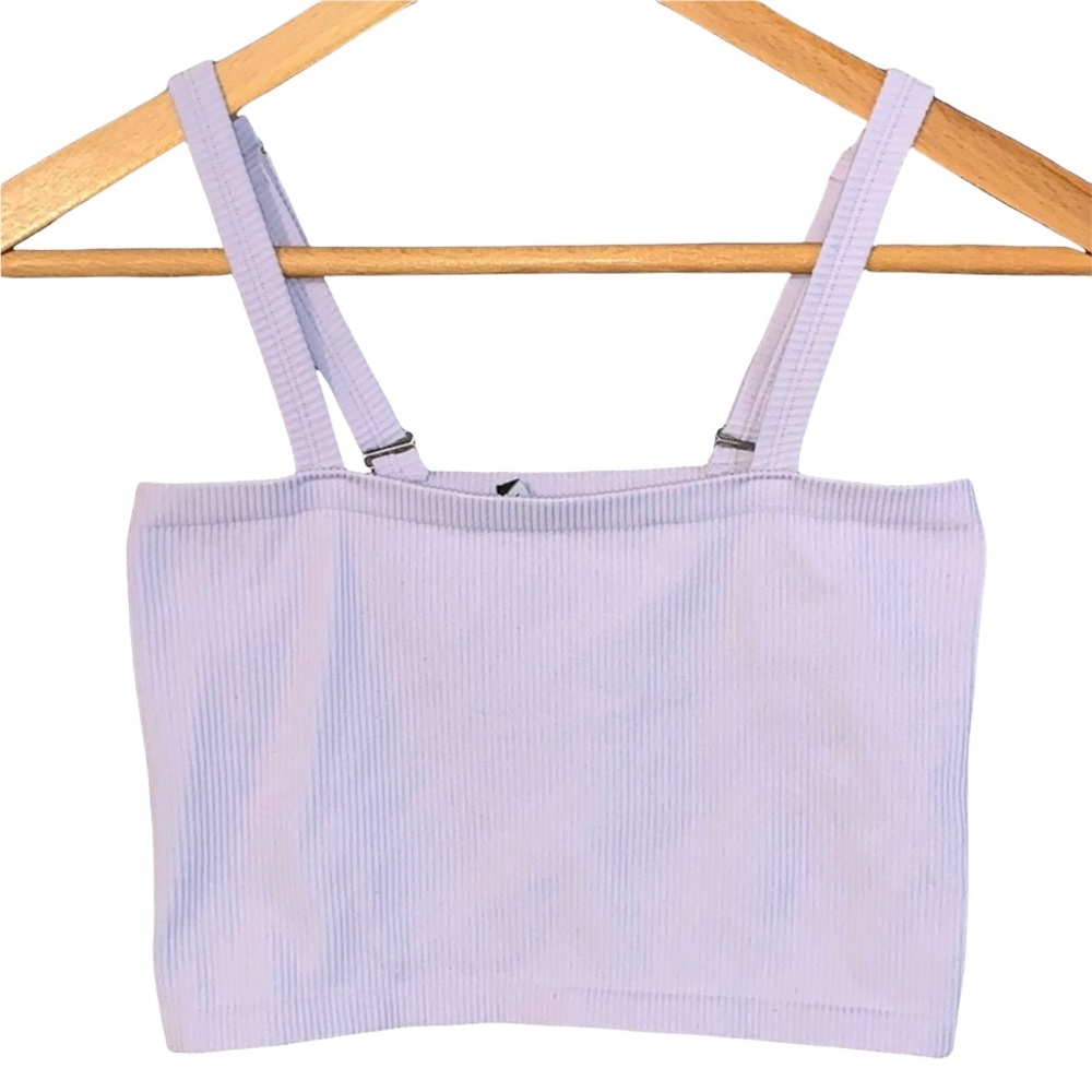 🤑 5/$25 Forever 21 Spaghetti Strap Purple Crop Top